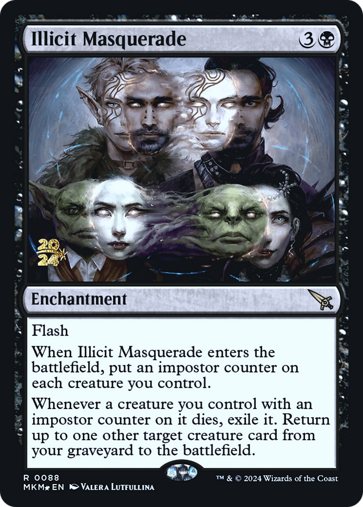 Illicit Masquerade [Murders at Karlov Manor Prerelease Promos] | L.A. Mood Comics and Games