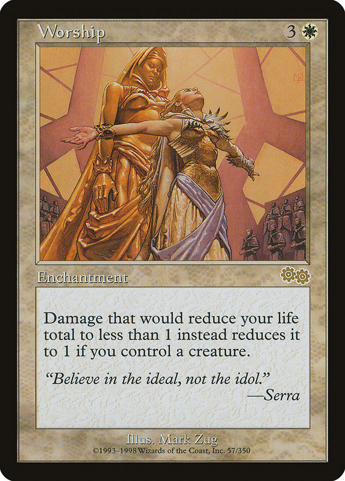 Worship [Urza's Saga] | L.A. Mood Comics and Games
