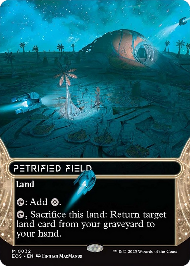 Petrified Field (0032) (Borderless) [Edge of Eternities: Stellar Sights] | L.A. Mood Comics and Games