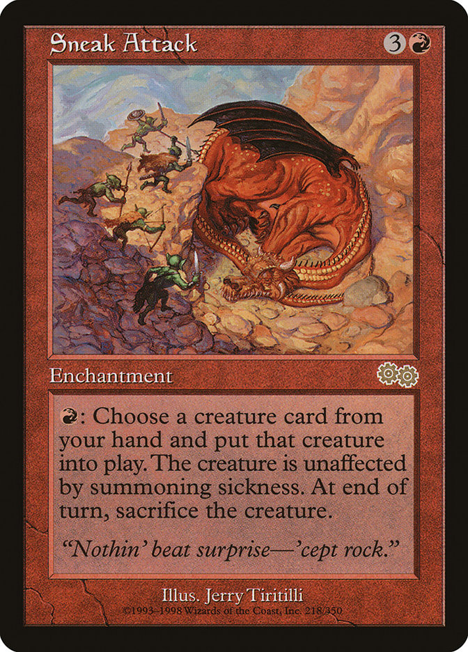 Sneak Attack [Urza's Saga] | L.A. Mood Comics and Games