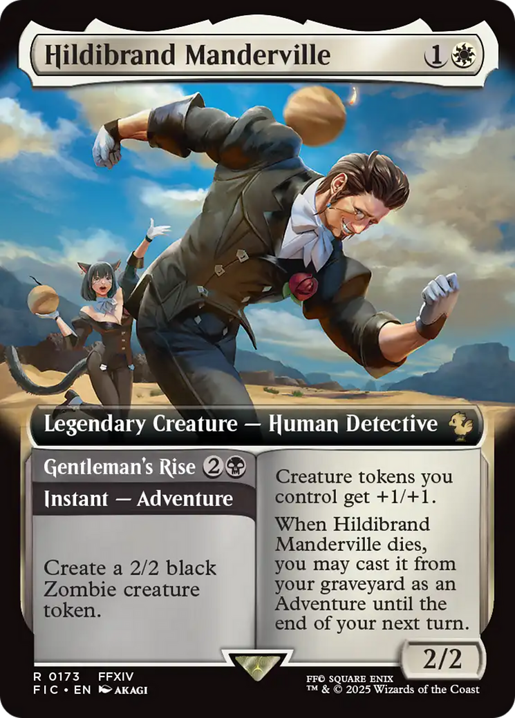 Hildibrand Manderville // Gentleman's Rise (Extended Art) [FINAL FANTASY Commander] | L.A. Mood Comics and Games