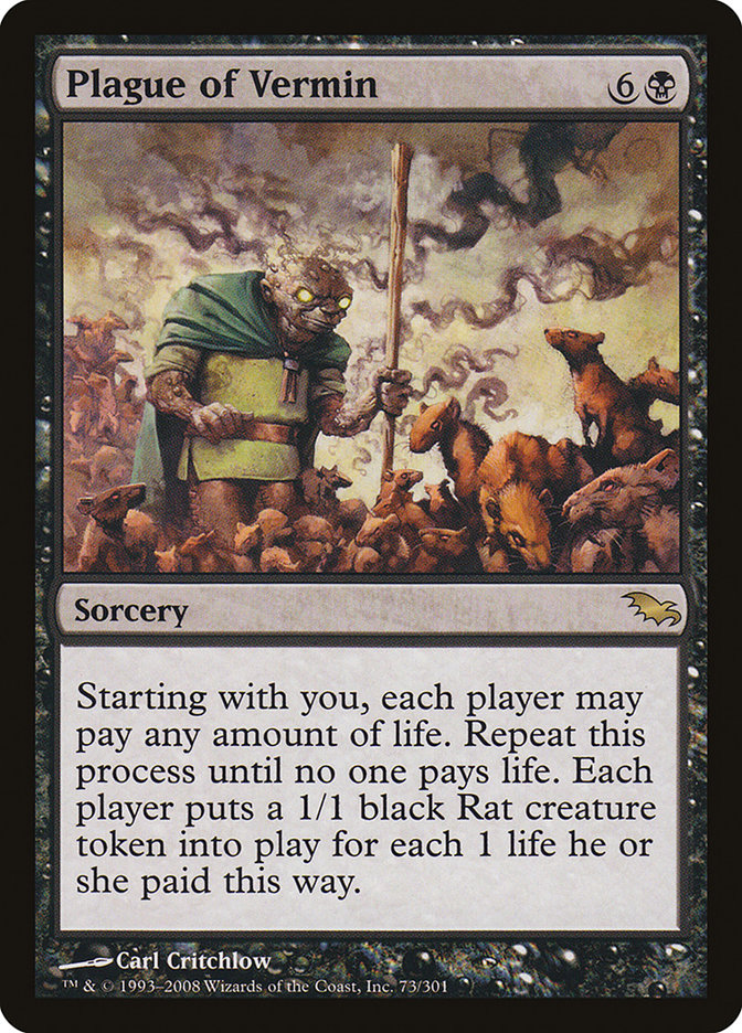 Plague of Vermin [Shadowmoor] | L.A. Mood Comics and Games