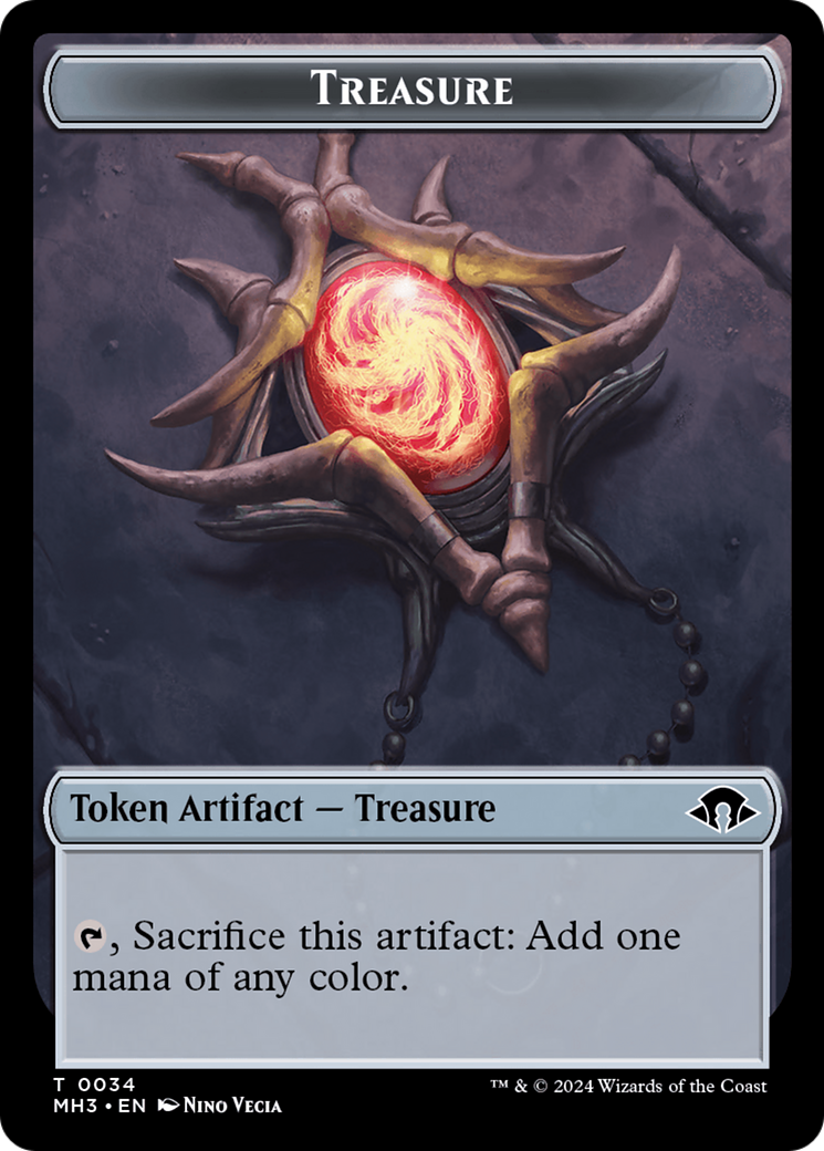 Phyrexian Germ // Treasure Double-Sided Token [Modern Horizons 3 Tokens] | L.A. Mood Comics and Games