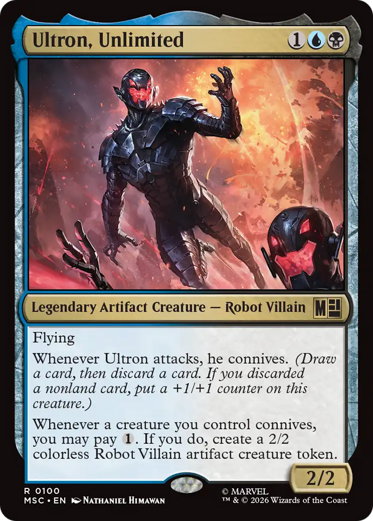 Ultron, Unlimited (Surge Foil) [Marvel Super Heroes Commander] | L.A. Mood Comics and Games