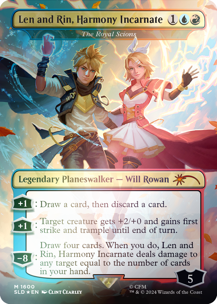 Len and Rin, Harmony Incarnate - The Royal Scions (Rainbow Foil) [Secret Lair Drop Series] | L.A. Mood Comics and Games