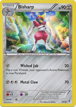 Bisharp (30/30) [XY: Trainer Kit 1 - Bisharp] | L.A. Mood Comics and Games