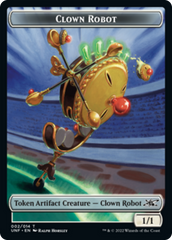 Clown Robot (002) // Storm Crow Double-Sided Token [Unfinity Tokens] | L.A. Mood Comics and Games