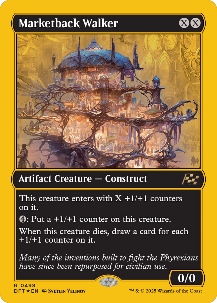 Marketback Walker (First-Place Foil) [Aetherdrift] | L.A. Mood Comics and Games
