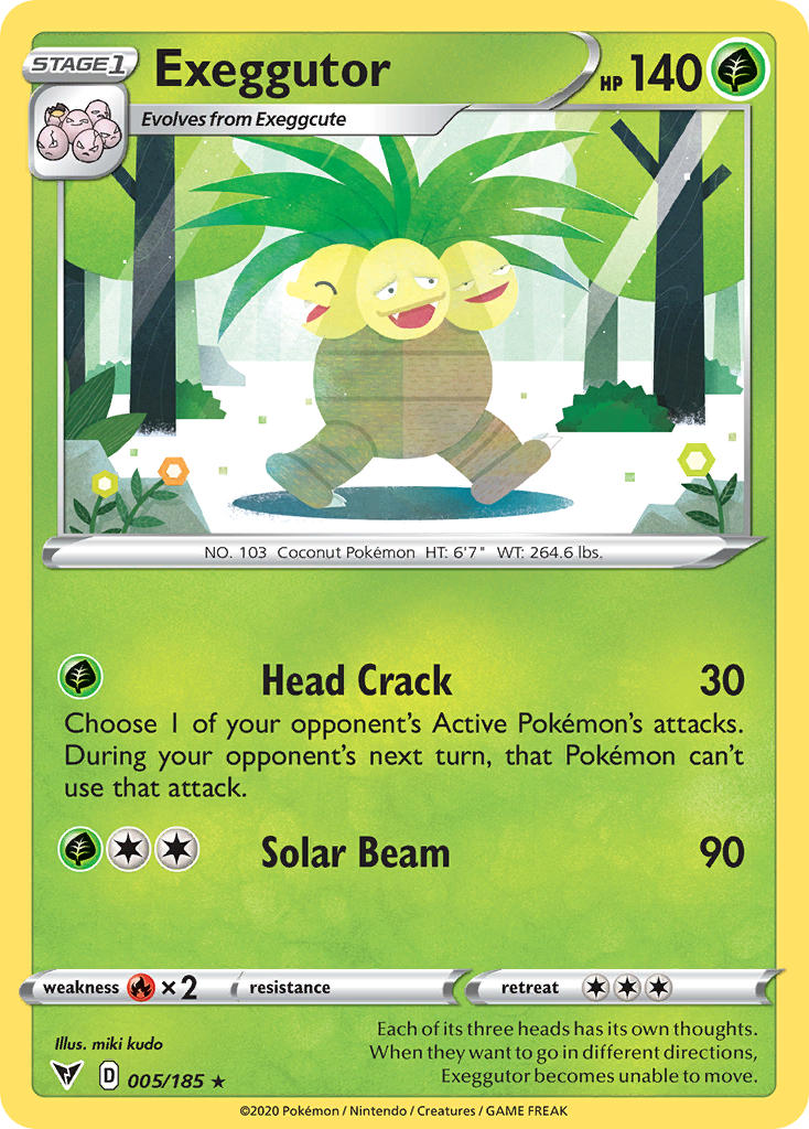 Exeggutor (005/185) [Sword & Shield: Vivid Voltage] | L.A. Mood Comics and Games