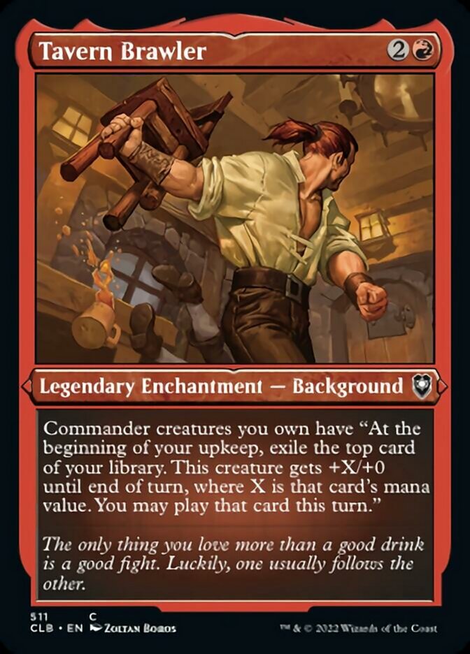 Tavern Brawler (Foil Etched) [Commander Legends: Battle for Baldur's Gate] | L.A. Mood Comics and Games