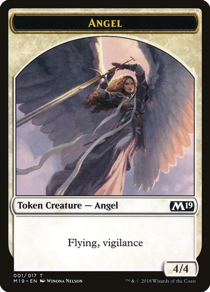 Angel Token [Core Set 2019 Tokens] | L.A. Mood Comics and Games