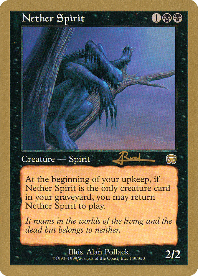 Nether Spirit (Antoine Ruel) [World Championship Decks 2001] | L.A. Mood Comics and Games