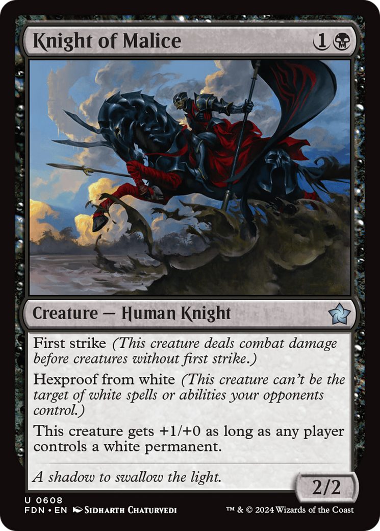 Knight of Malice [Foundations] | L.A. Mood Comics and Games