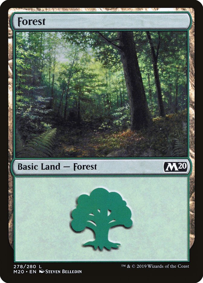 Forest (278) [Core Set 2020] | L.A. Mood Comics and Games