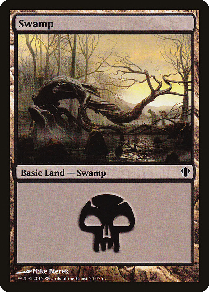 Swamp (345) [Commander 2013] | L.A. Mood Comics and Games