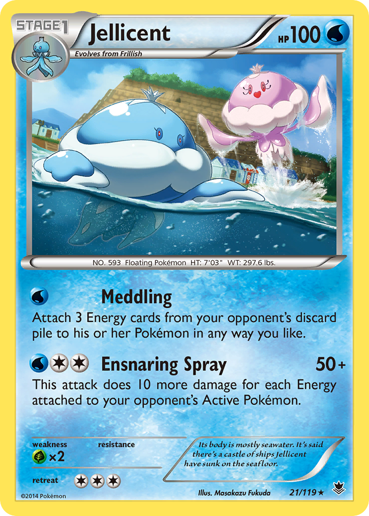Jellicent (21/119) [XY: Phantom Forces] | L.A. Mood Comics and Games