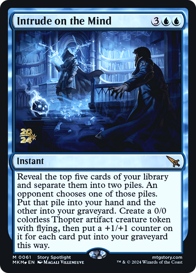 Intrude on the Mind [Murders at Karlov Manor Prerelease Promos] | L.A. Mood Comics and Games