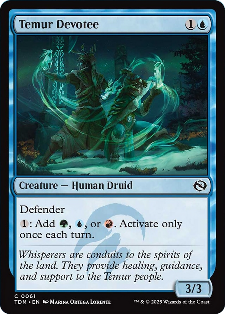 Temur Devotee [Tarkir: Dragonstorm] | L.A. Mood Comics and Games