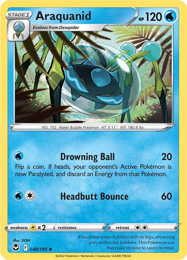 Araquanid (048/195) [Sword & Shield: Silver Tempest] | L.A. Mood Comics and Games