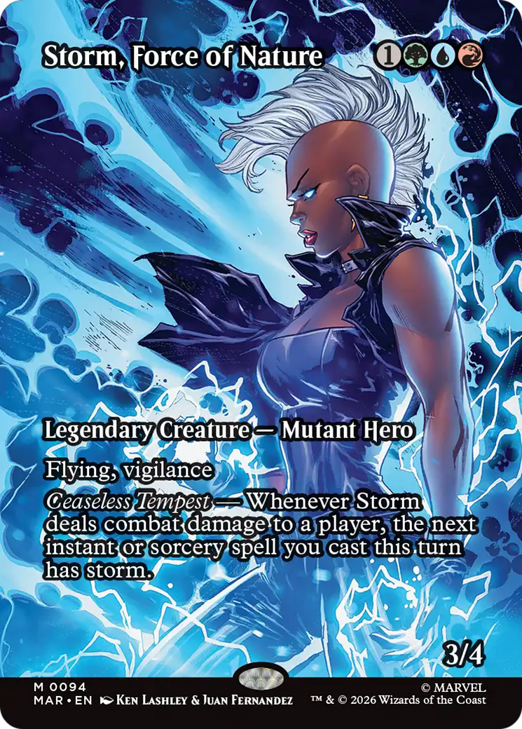 Storm, Force of Nature (Borderless) [Marvel Universe: Eternal-Legal] | L.A. Mood Comics and Games