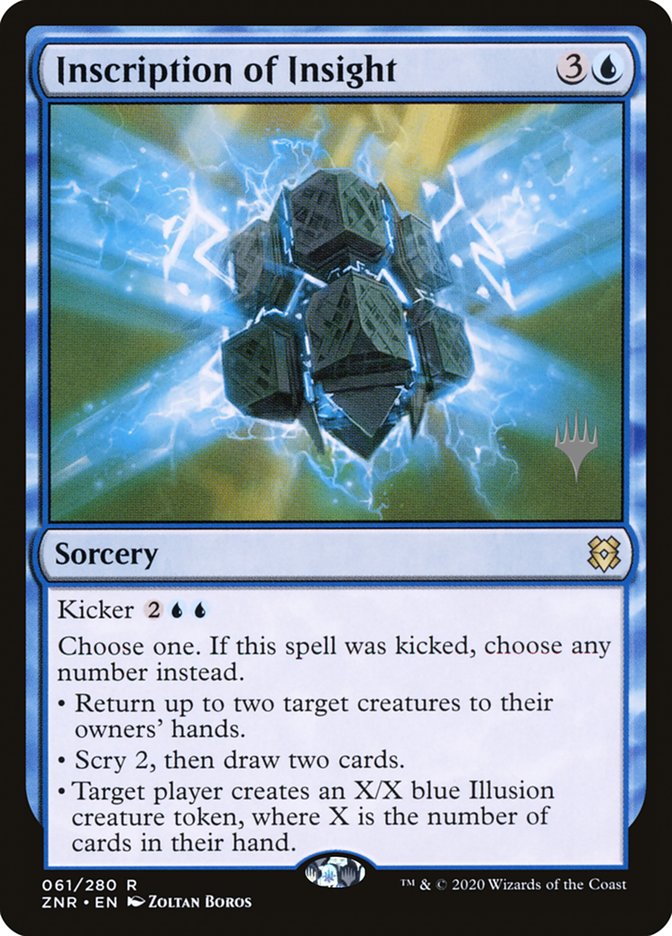 Inscription of Insight (Promo Pack) [Zendikar Rising Promos] | L.A. Mood Comics and Games