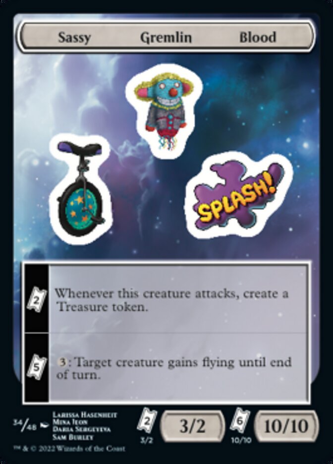 Sassy Gremlin Blood [Unfinity Stickers] | L.A. Mood Comics and Games