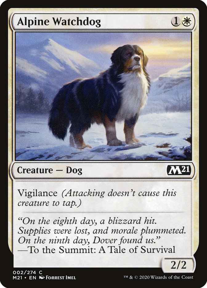 Alpine Watchdog [Core Set 2021] | L.A. Mood Comics and Games