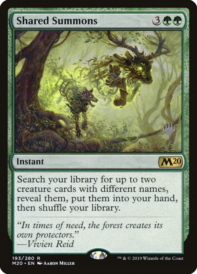 Shared Summons (Promo Pack) [Core Set 2020 Promos] | L.A. Mood Comics and Games