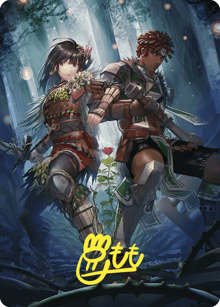 Defense of the Heart Art Card (Gold-Stamped Signature) [Wilds of Eldraine Art Series] | L.A. Mood Comics and Games