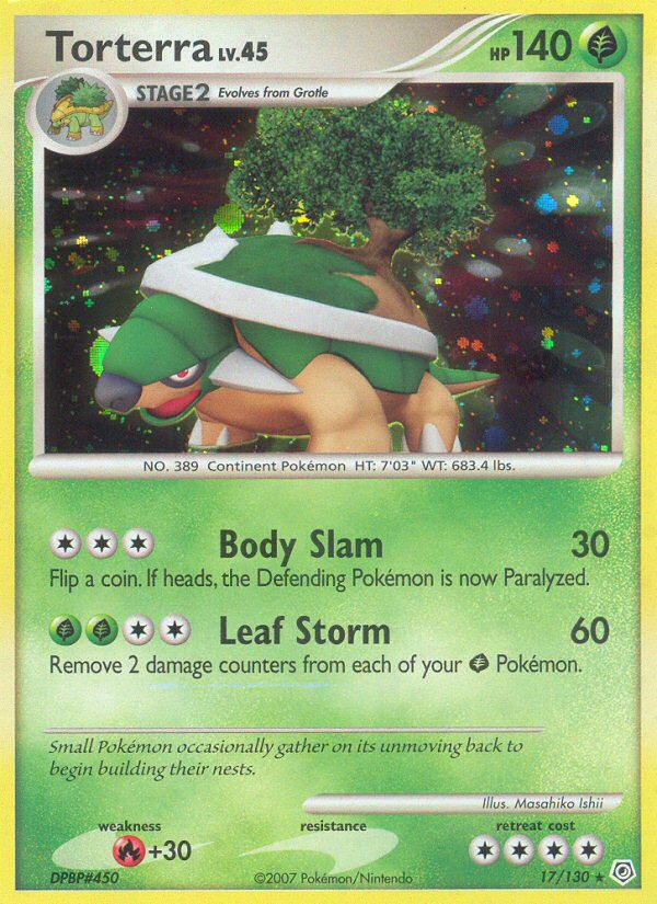 Torterra (17/130) [Diamond & Pearl: Base Set] | L.A. Mood Comics and Games