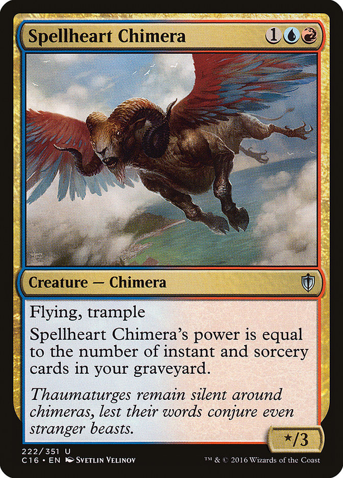 Spellheart Chimera [Commander 2016] | L.A. Mood Comics and Games