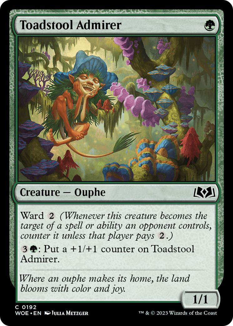 Toadstool Admirer [Wilds of Eldraine] | L.A. Mood Comics and Games