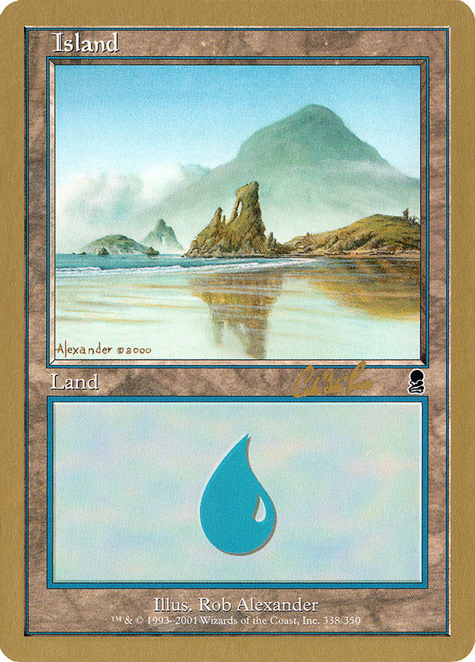 Island (cr338) (Carlos Romao) [World Championship Decks 2002] | L.A. Mood Comics and Games