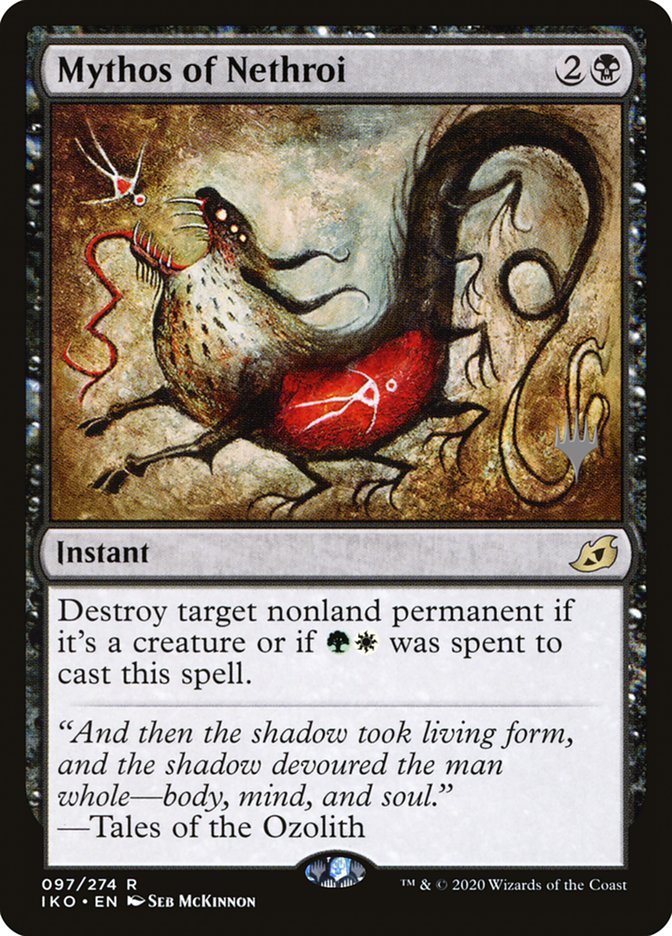 Mythos of Nethroi (Promo Pack) [Ikoria: Lair of Behemoths Promos] | L.A. Mood Comics and Games