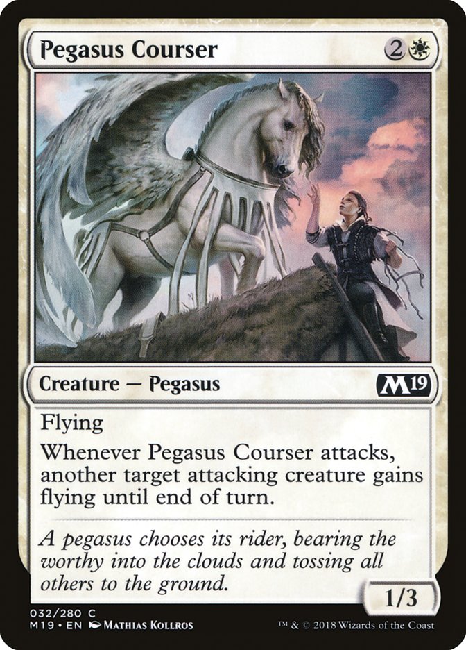 Pegasus Courser [Core Set 2019] | L.A. Mood Comics and Games