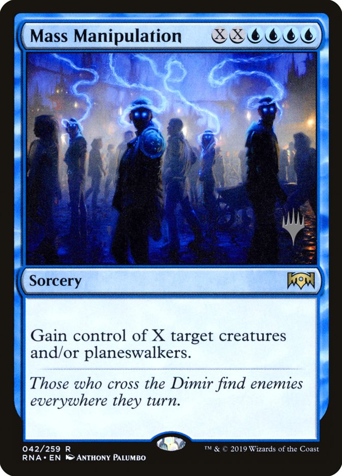 Mass Manipulation (Promo Pack) [Ravnica Allegiance Promos] | L.A. Mood Comics and Games