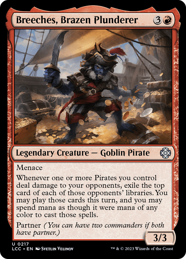 Breeches, Brazen Plunderer [The Lost Caverns of Ixalan Commander] | L.A. Mood Comics and Games