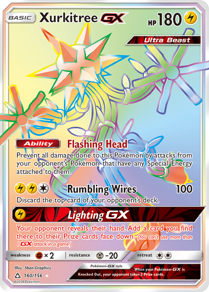 Xurkitree GX (160/156) [Sun & Moon: Ultra Prism] | L.A. Mood Comics and Games