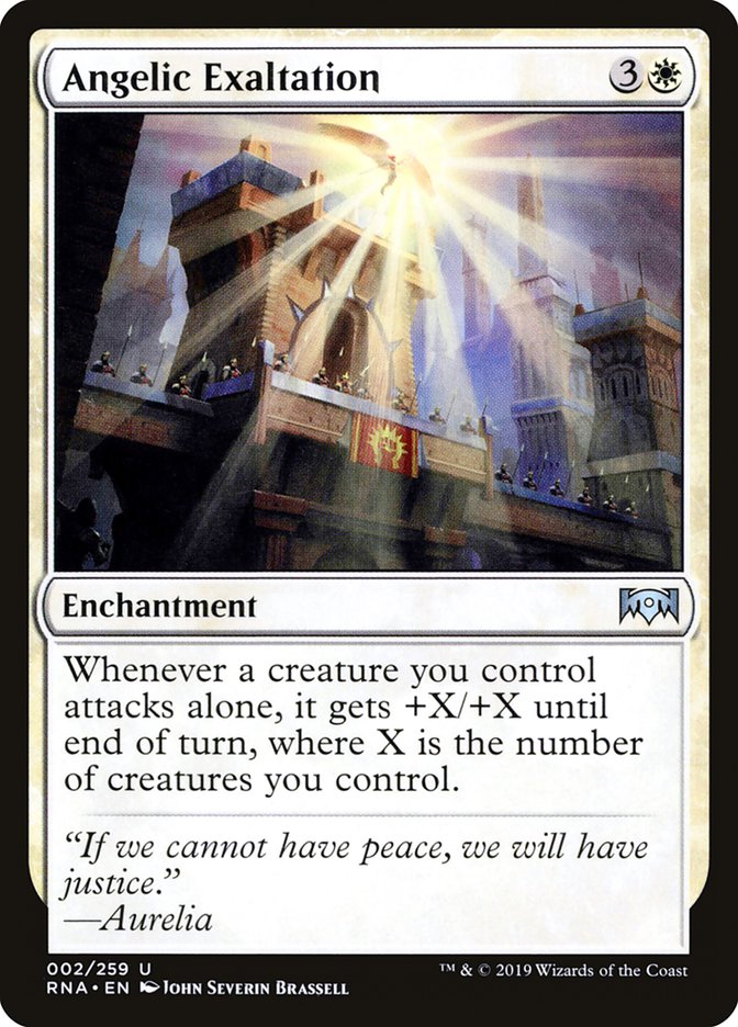Angelic Exaltation [Ravnica Allegiance] | L.A. Mood Comics and Games