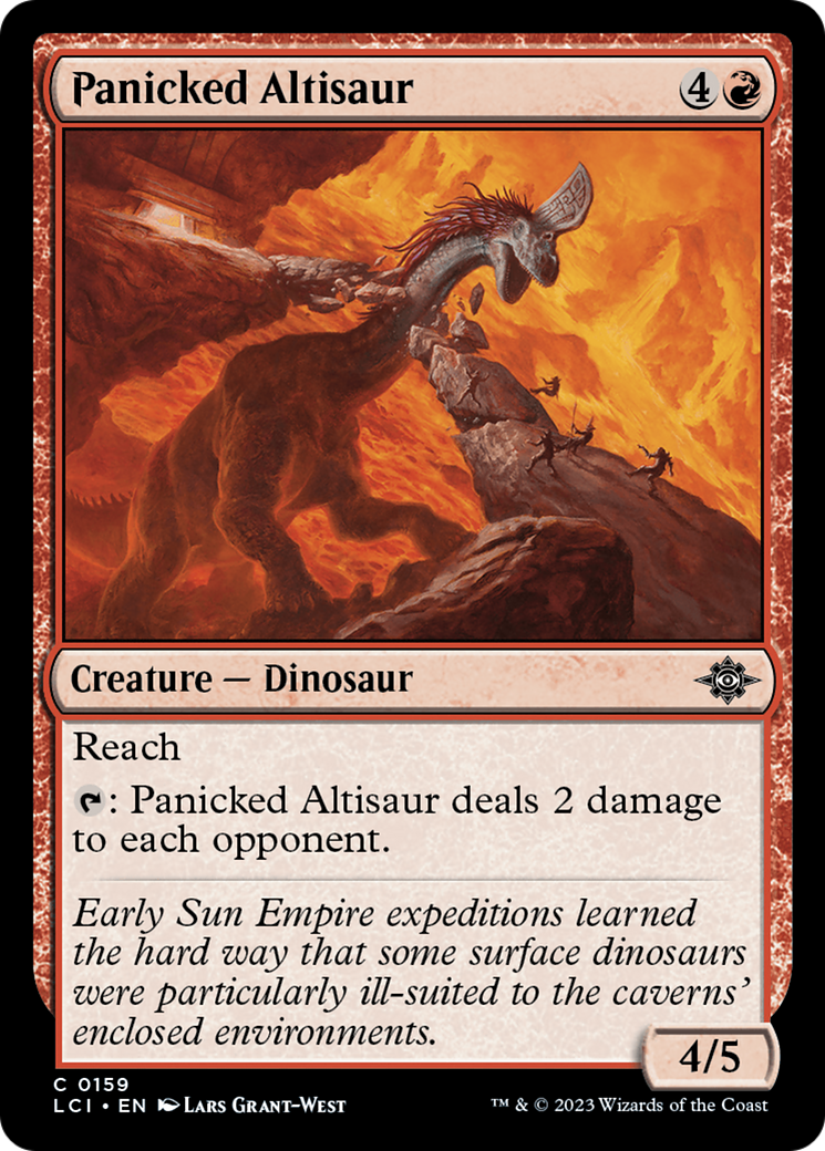 Panicked Altisaur [The Lost Caverns of Ixalan] | L.A. Mood Comics and Games