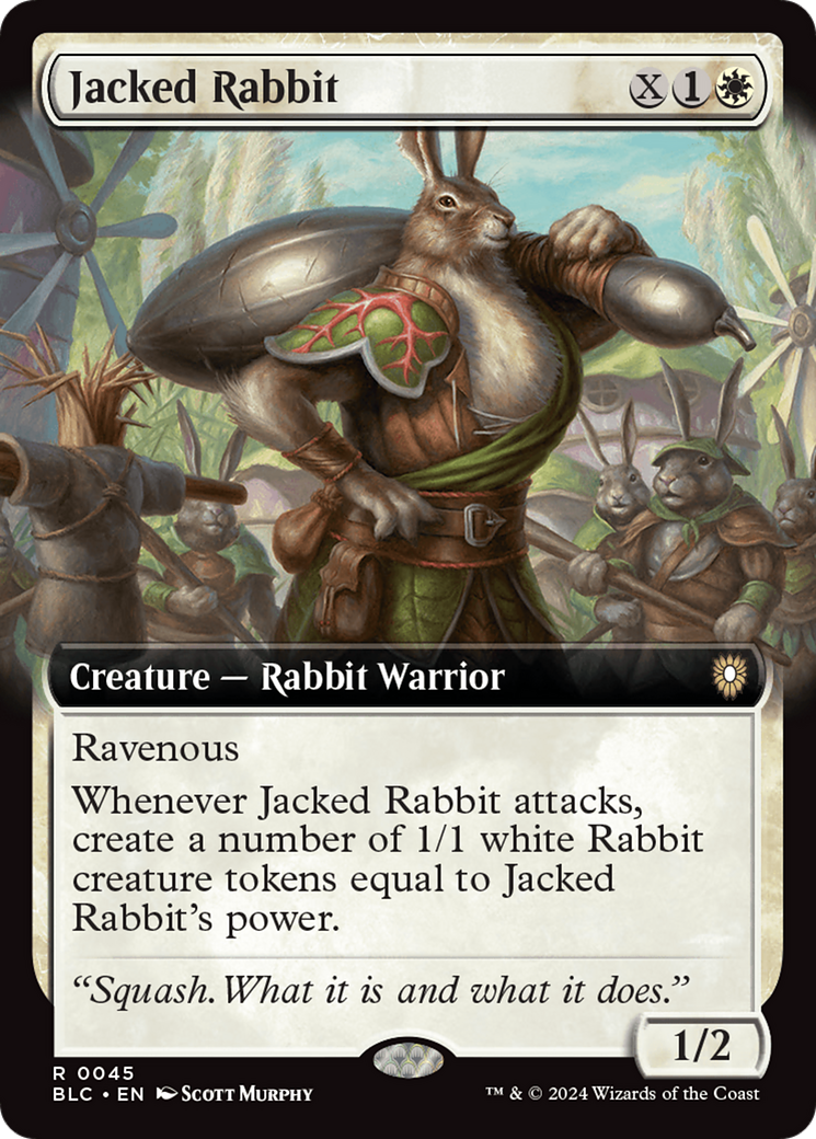 Jacked Rabbit (Extended Art) [Bloomburrow Commander] | L.A. Mood Comics and Games