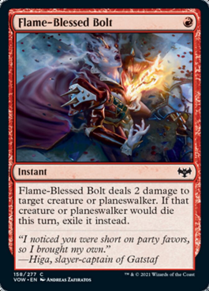 Flame-Blessed Bolt [Innistrad: Crimson Vow] | L.A. Mood Comics and Games