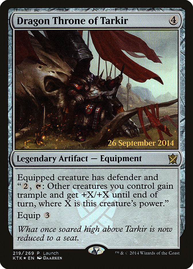 Dragon Throne of Tarkir (Launch) [Khans of Tarkir Prerelease Promos] | L.A. Mood Comics and Games