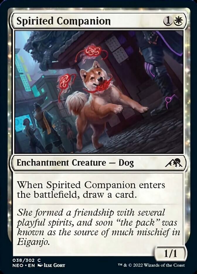 Spirited Companion [Kamigawa: Neon Dynasty] | L.A. Mood Comics and Games