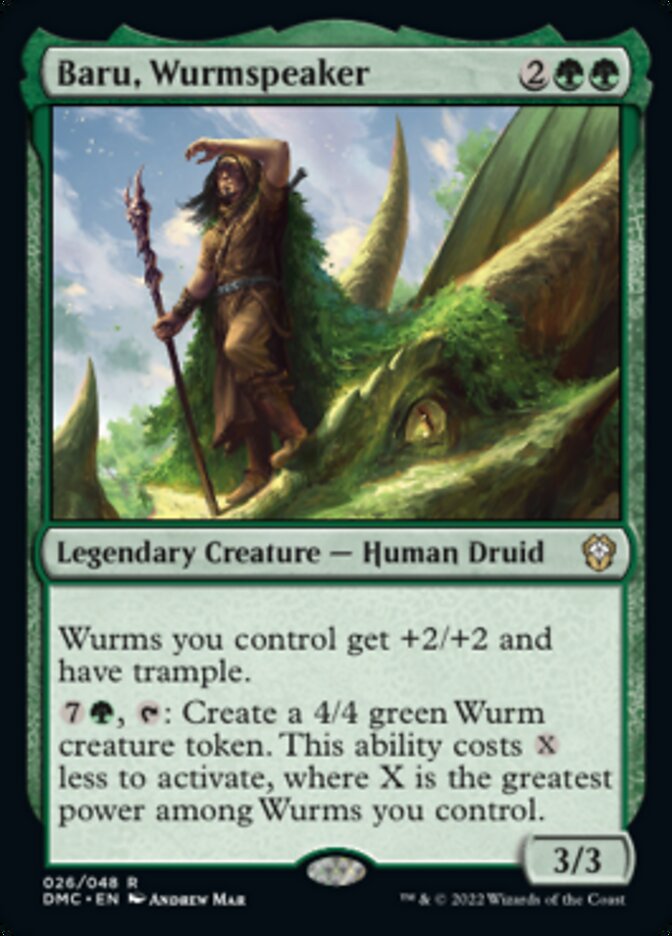 Baru, Wurmspeaker [Dominaria United Commander] | L.A. Mood Comics and Games