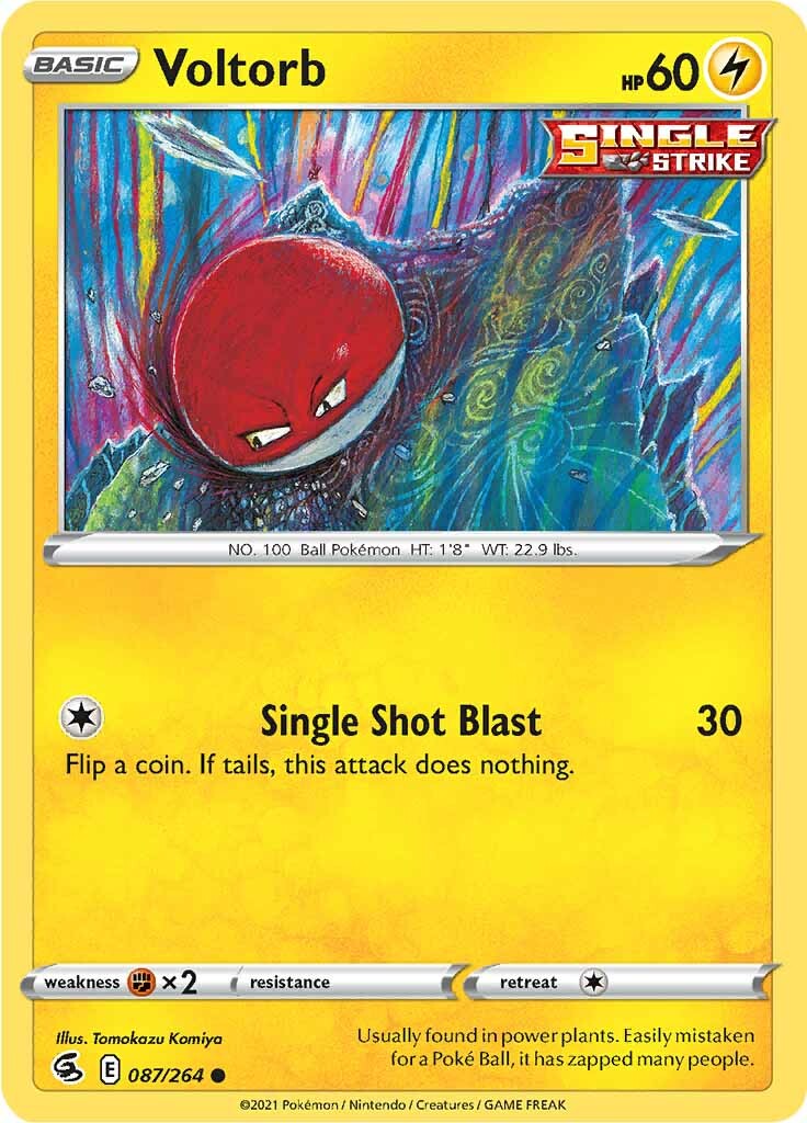 Voltorb (087/264) [Sword & Shield: Fusion Strike] | L.A. Mood Comics and Games