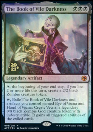 The Book of Vile Darkness [Dungeons & Dragons: Adventures in the Forgotten Realms Prerelease Promos] | L.A. Mood Comics and Games