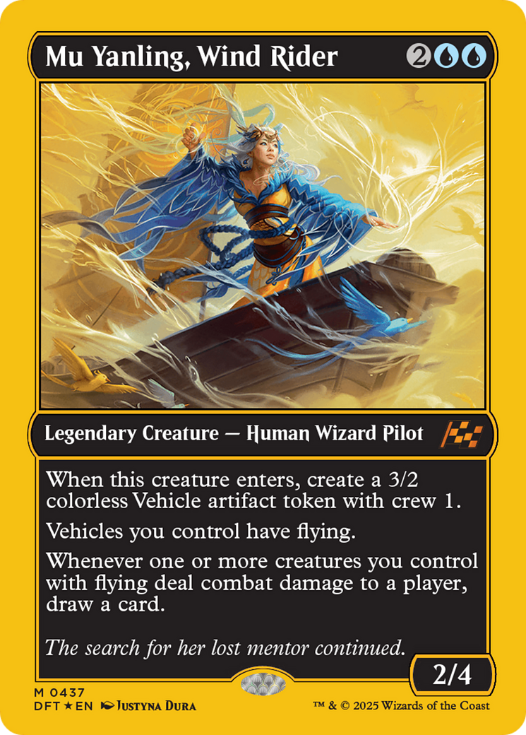 Mu Yanling, Wind Rider (First-Place Foil) [Aetherdrift] | L.A. Mood Comics and Games