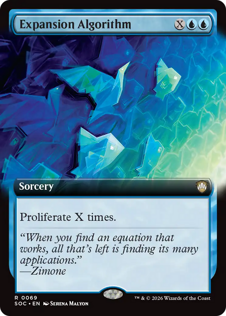 Expansion Algorithm (Extended Art) [Secrets of Strixhaven Commander] | L.A. Mood Comics and Games