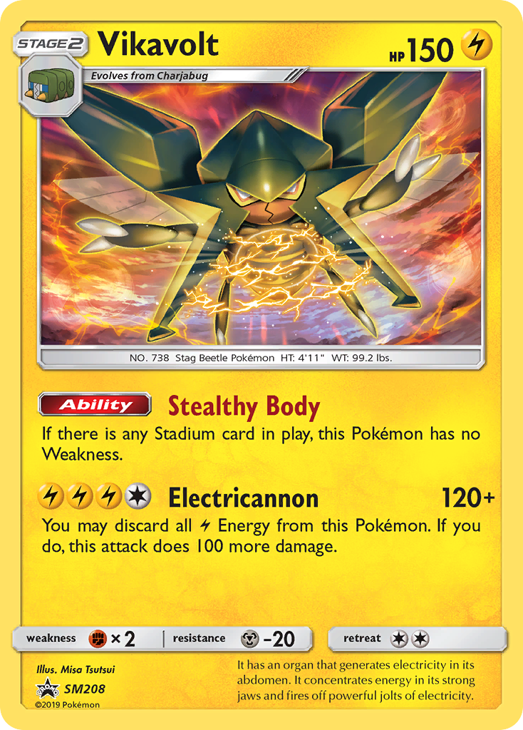 Vikavolt (SM208) [Sun & Moon: Black Star Promos] | L.A. Mood Comics and Games